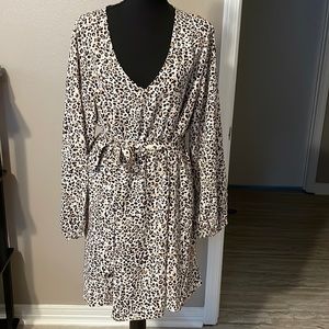 Cheetah print dress